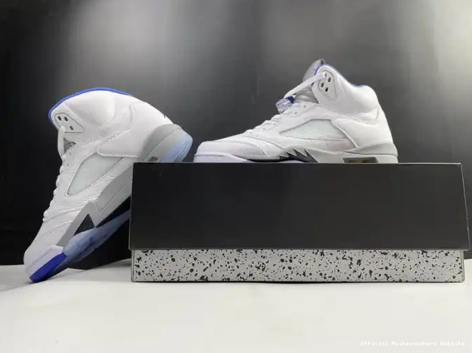 Official Maikesneakers Air Jordan White (2021) Retro 5 DD0587-140 Stealth 0405